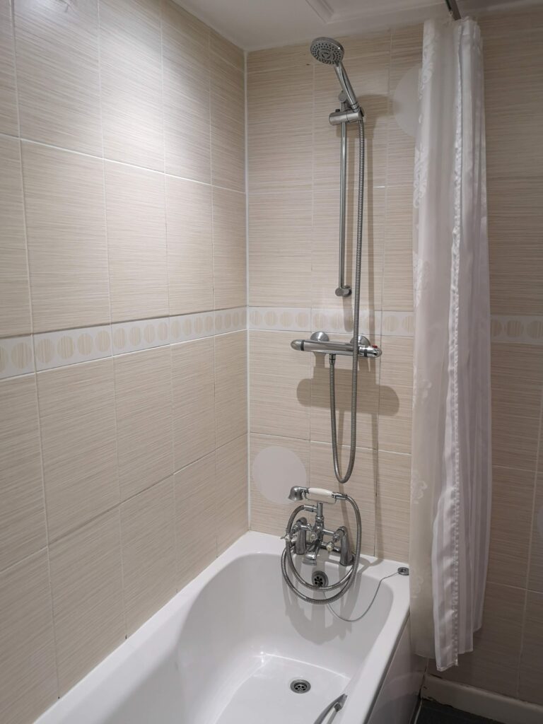 Shower over bath
